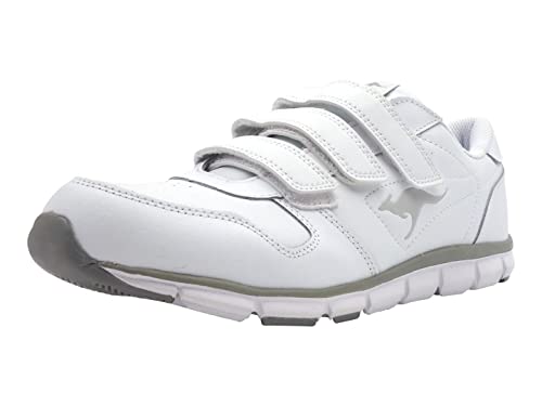 KangaROOS Unisex-Erwachsene K-BlueRun 700 V B Sneaker, White/Silver 0002, 39 EU von KangaROOS