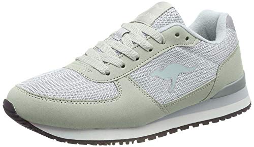 KangaROOS Unisex-Erwachsene Retro Racer Sneaker, Grün (Mint 8022) von KangaROOS