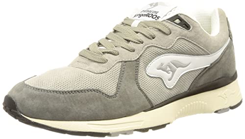 KangaROOS Unisex Finalist Lux Sneakers, Vapor Grey/Steel Grey, 47 EU von KangaROOS