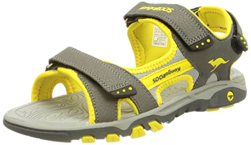 KangaROOS Unisex K-Celtic Stan Sandale, Steel Grey/Lemon Chrome, 36 EU von KangaROOS