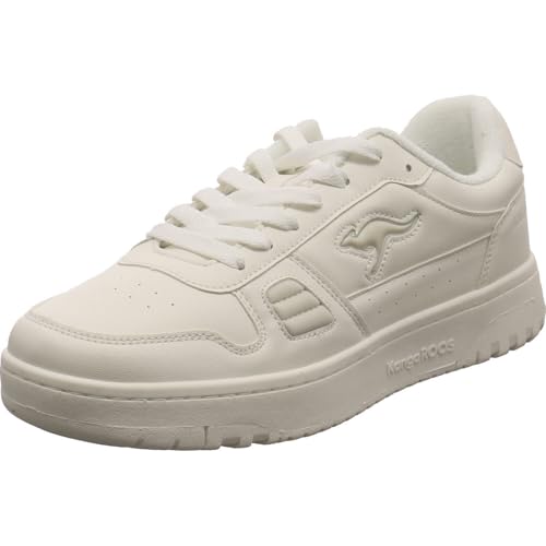 KangaROOS Unisex K-Draft Con Sneaker, White/cool beige, 40 EU von KangaROOS