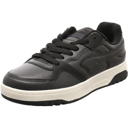 KangaROOS Unisex K-Draft Tony Sneaker, Jet Black/cool beige, 41 EU von KangaROOS