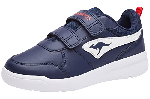 KangaROOS Unisex K-ICO V Sneaker, dk Navy/White, 35 EU von KangaROOS