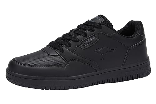 KangaROOS Unisex K-Iq Stuke V Sneaker, Jet Black/Mono, 36 EU von KangaROOS