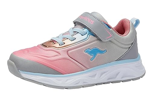 KangaROOS Unisex K-OK Airos EV Sneaker, Vapor Grey/Blue Sky, 35 EU von KangaROOS