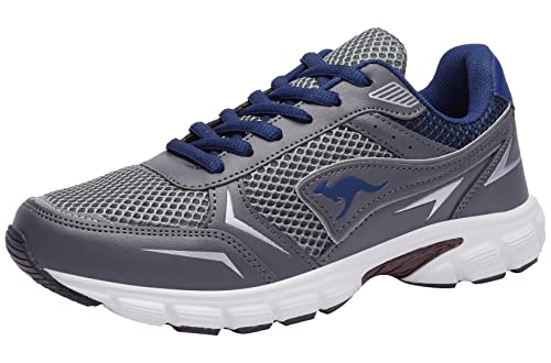 KangaROOS Unisex K-RH Amos Sneaker, Ultimate Grey/Navy, 42 EU von KangaROOS