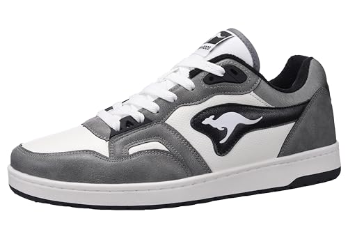 KangaROOS Unisex K-Slam Point Sneaker, Ultimate Grey/Jet Black, 40 EU von KangaROOS