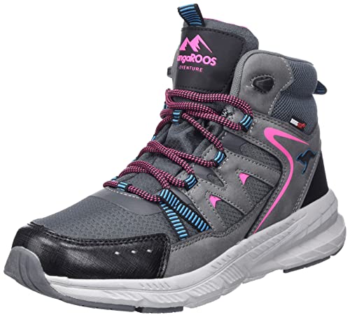 KangaROOS Unisex K-UO Nod Mid RTX Wanderschuh, charcole Grey/neon pink, 37 EU KangaROOS Unisex K-UO Nod Mid RTX Wanderschuh, charcole Grey/neon pink, 37 EU von KangaROOS