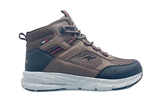 KangaROOS Unisex K-UO Take Mid RTX Wanderschuh, Coffee/Rouge, 37 EU von KangaROOS