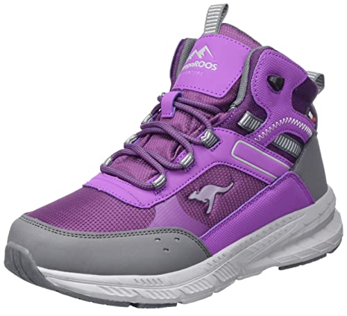 KangaROOS Unisex K-UO Take Mid RTX Wanderschuh, Grape/Steel Grey, 36 EU von KangaROOS