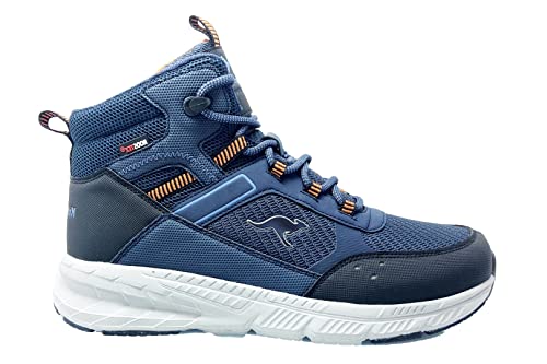 KangaROOS Unisex K-UO Take Mid RTX Wanderschuh, dk Navy/Flame, 36 EU von KangaROOS