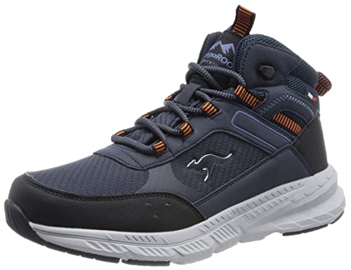 KangaROOS Unisex K-UO Take Mid RTX Wanderschuh, dk Navy/Flame, 37 EU von KangaROOS