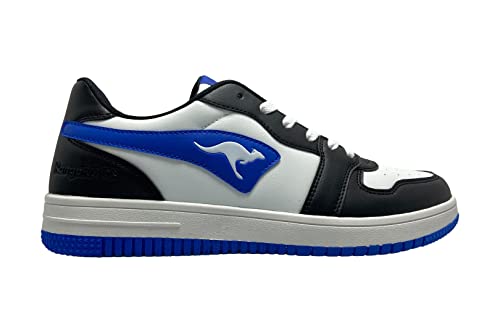 KangaROOS Unisex K-Watch Board Sneaker, Jet Black/Classic Blue, 38 EU von KangaROOS