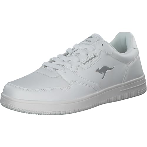 KangaROOS Unisex K-Watch Half Sneaker, White/Vapor Grey, 45 EU von KangaROOS