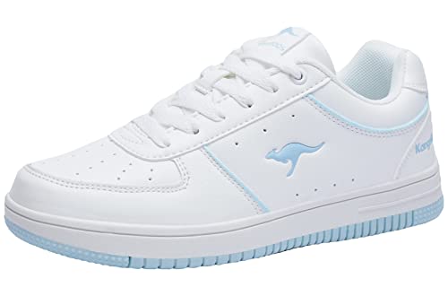 KangaROOS Unisex K-Watch Scone Sneaker, White/Blue Sky, 36 EU von KangaROOS