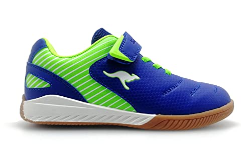 KangaROOS Unisex K5-Speed EV Sneaker, Navy/Lime, 40 EU von KangaROOS