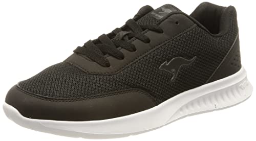 KangaROOS Unisex KL-A Ken Sneaker, Jet Black/Steel Grey, 44 EU von KangaROOS