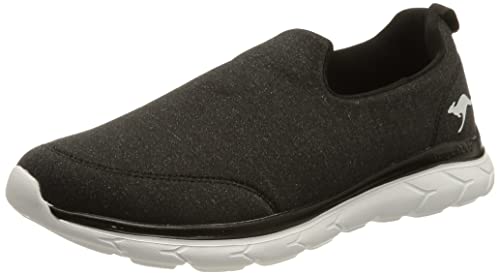 KangaROOS Unisex KN-Celine Sneaker, Jet Black/White, 36 EU von KangaROOS