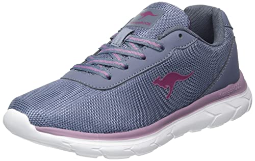 KangaROOS Unisex KN-Nami Sneaker, Grisaille/Grape, 36 EU von KangaROOS