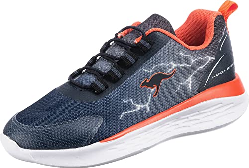 KangaROOS Unisex KQ-Light Sneaker, dk Navy/Flame, 39 EU von KangaROOS