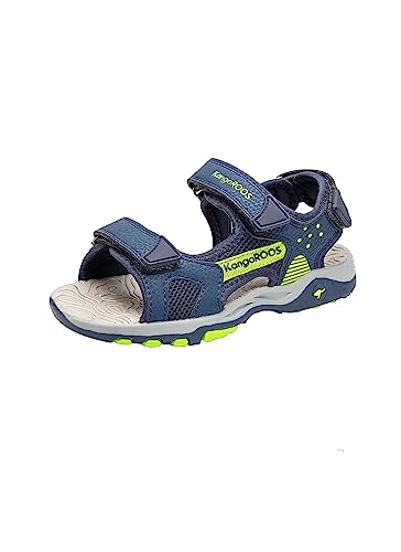 KangaROOS Unisex-Kinder K-Celtic Sneaker, Blau (Dk Navy/Lime 4054), 37 EU von KangaROOS