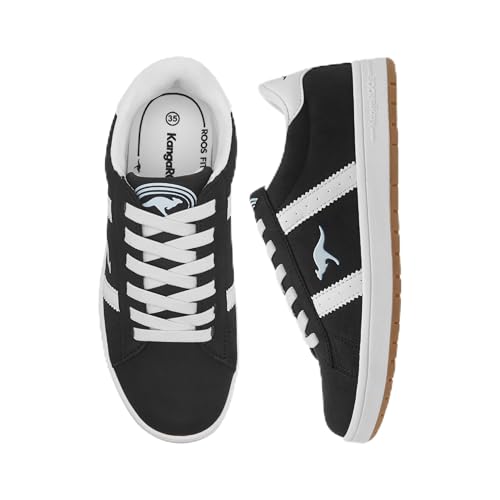KangaROOS Unisex Kinder K-ca Miles Os Sneaker, Jet Black White, 35 EU KangaROOS Unisex Kinder K-ca Miles Os Sneaker, Jet Black White, 35 EU von KangaROOS