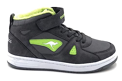 KangaROOS Unisex Kinder K-cp Kalley Ii Ev Sneaker, Steel Grey Lime, 34 EU von KangaROOS