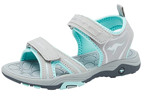 KangaROOS Unisex Kinder K-leni Ancona Sandale, Vapor Grey Mint, 31 EU von KangaROOS