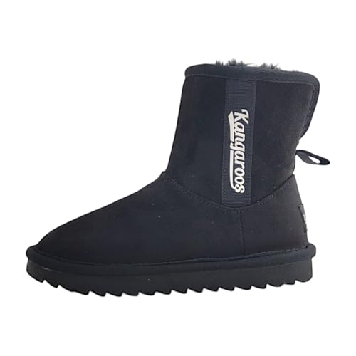 KangaROOS Unisex Kinder K-uk Soul Schneestiefel, Jet Black, 32 EU von KangaROOS