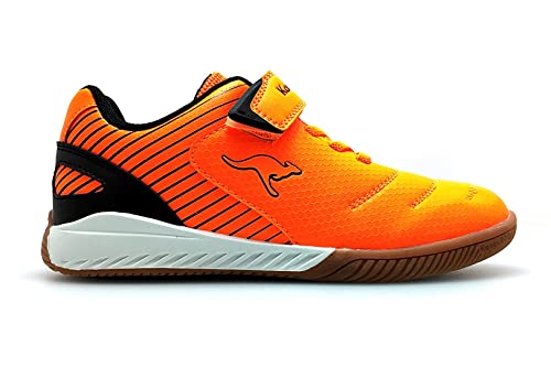 KangaROOS Unisex Kinder K5-speed Ev Sneaker, Neon Orange Jet Black, 26 EU von KangaROOS