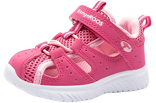 KangaROOS Unisex Kinder K5-super Court Ev Sneaker, Daisy Pink Fuchsia Pink 6176, 28 EU von KangaROOS