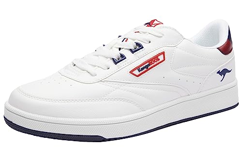 KangaROOS Unisex RC-Pledge Sneaker, White/k red, 40 EU von KangaROOS