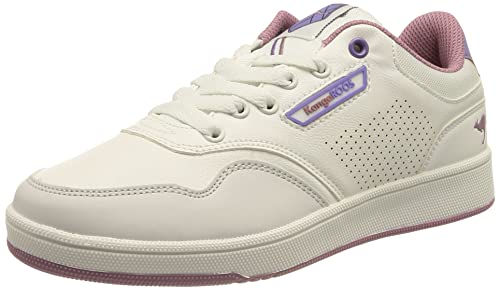 KangaROOS Unisex RC-Stil Sneaker, White/Ultra Violet, 37 EU von KangaROOS