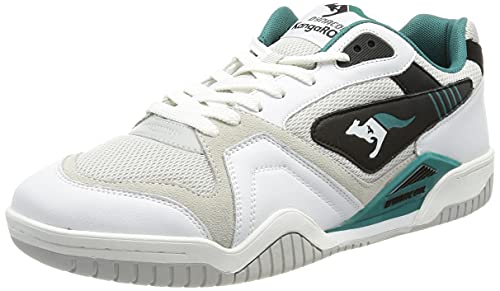 KangaROOS Unisex Ultralite 2 Sneakers, Vapor Grey/Green, 43 EU von KangaROOS