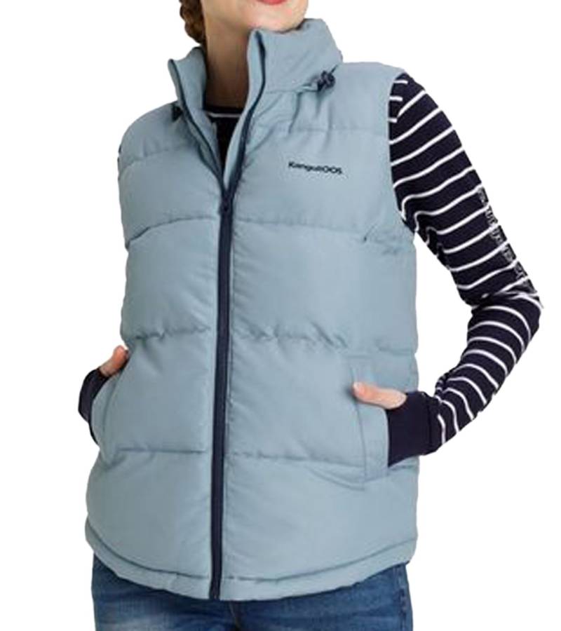 KangaROOS Weste leicht wasserabweisende Damen Übergangs-Weste 88531402 Hellblau von KangaROOS