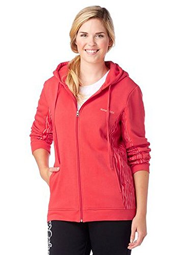 Kangaroos Damen Sweatjacke Sweat Jacke mit Kapuze Rot 40/42 von KangaROOS