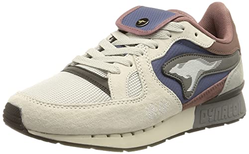 ROOS red Unisex Coil R1 Gorp Sneaker, Cream White/dk Navy, 45 EU von KangaROOS