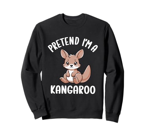 Pretend I'm A Kangaroo Kinder Lustiges Känguru-Halloween-Kostüm Sweatshirt Pretend I'm A Kangaroo Kinder Lustiges Känguru-Halloween-Kostüm Sweatshirt von Kangaroo Costume Boys Girls Kid Lazy Halloween