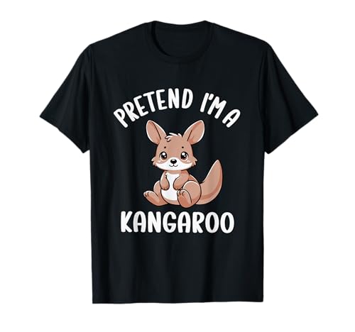 Pretend I'm A Kangaroo Kinder Lustiges Känguru-Halloween-Kostüm T-Shirt Pretend I'm A Kangaroo Kinder Lustiges Känguru-Halloween-Kostüm T-Shirt von Kangaroo Costume Boys Girls Kid Lazy Halloween