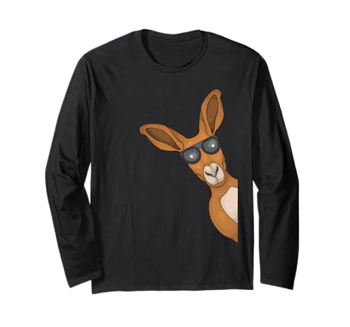 Kangaroo Lover Kids Australia Animals Känguru Langarmshirt von Kangaroo Gifts For Men & Women