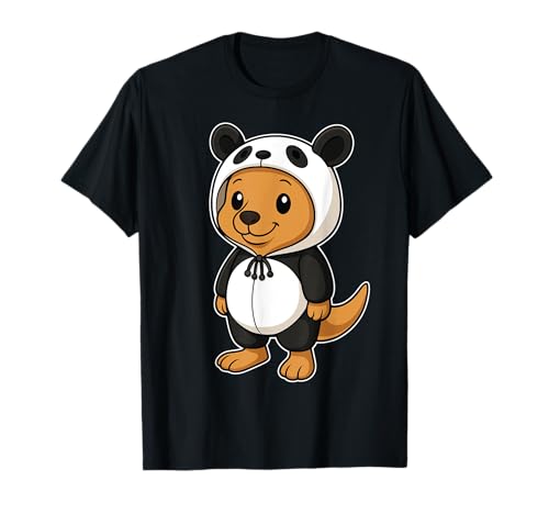 Kawaii Kangaroo In Panda Kostüm für Mädchen Kinder Känguru T-Shirt Kawaii Kangaroo In Panda Kostüm für Mädchen Kinder Känguru T-Shirt von Kangaroo In Panda Costume Kawaii Design