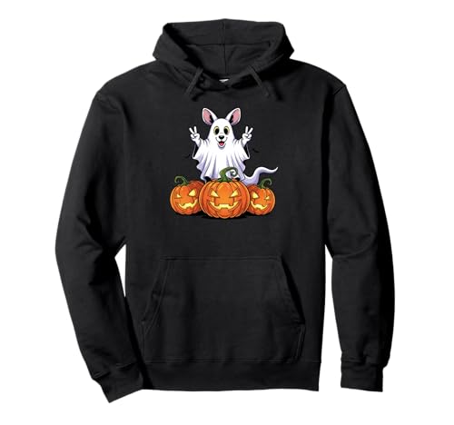 Lustiger Känguru-Geist Kürbis Boo Halloween Kinder Herren Damen Pullover Hoodie Lustiger Känguru-Geist Kürbis Boo Halloween Kinder Herren Damen Pullover Hoodie von Kangaroo Lovers Halloween Ghost Pumpkin Outfits