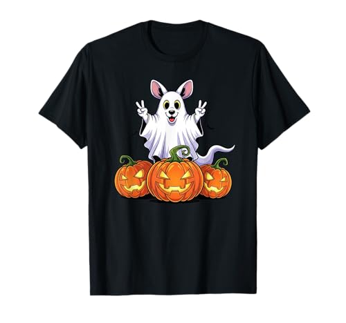 Lustiger Känguru-Geist Kürbis Boo Halloween Kinder Herren Damen T-Shirt Lustiger Känguru-Geist Kürbis Boo Halloween Kinder Herren Damen T-Shirt von Kangaroo Lovers Halloween Ghost Pumpkin Outfits