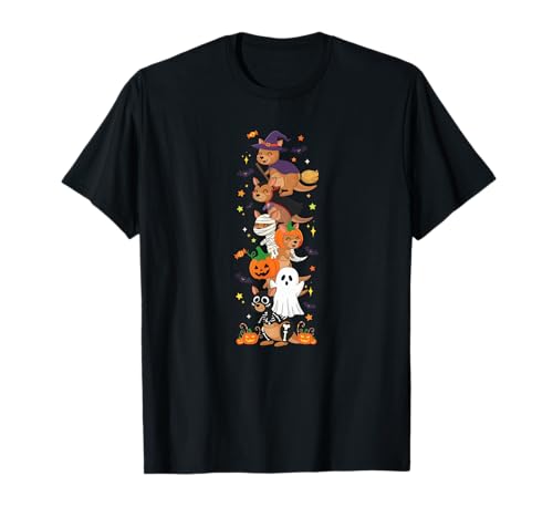 Känguru Hexe Vampir Geist Halloween Kinder Herren Damen T-Shirt Känguru Hexe Vampir Geist Halloween Kinder Herren Damen T-Shirt von Kangaroo Lovers Halloween Skeleton Mummy Outfits