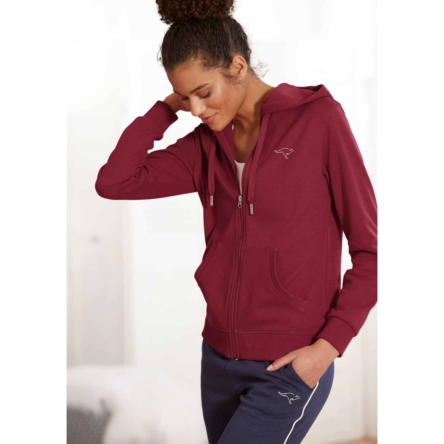 KANGAROOS Sweatjacke Damen rot Gr.36/38 von Kangaroos