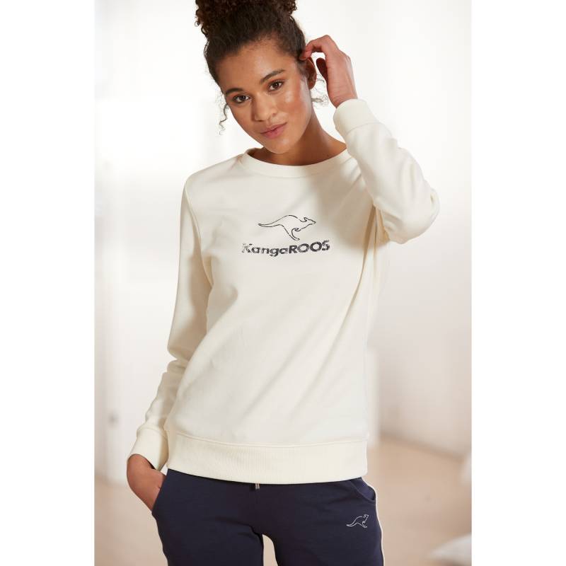 KANGAROOS Sweatshirt Damen weiß Gr.48/50 von Kangaroos