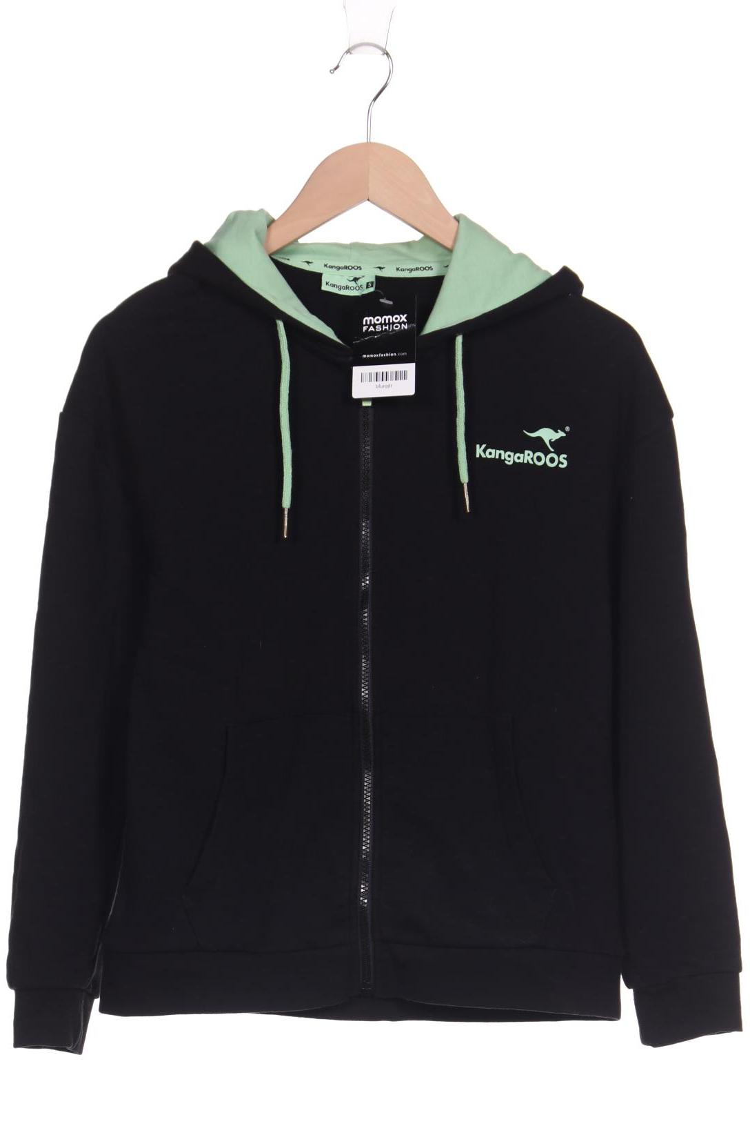 KangaROOS Damen Kapuzenpullover, schwarz, Gr. 36 von Kangaroos