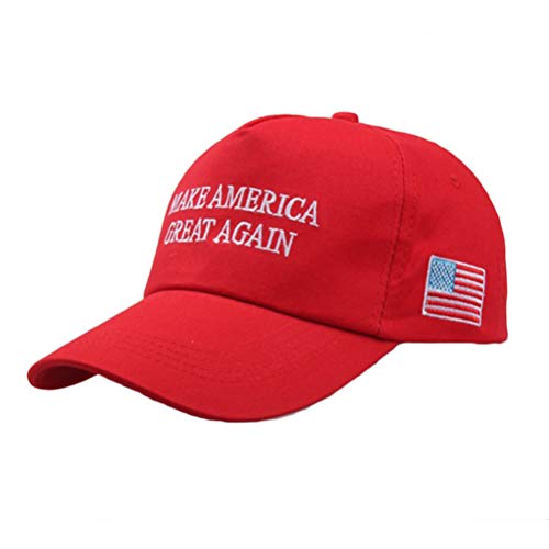 MAGA Hut, Donald Trump Cap,Make America Great Again Hat Präsident Trump 2020 Republikanische bestickte Baseballkappe Hut, MAGA Hut rote Sonnenblende Outdoor Sport Reise Caps für Männer Frauen Unisex von Kangmeile