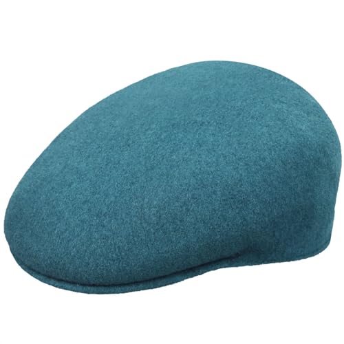 Kangol 504 mit Känguru-Logo Flache Kappe Dunkle Flechte L (59cm) von Kangol