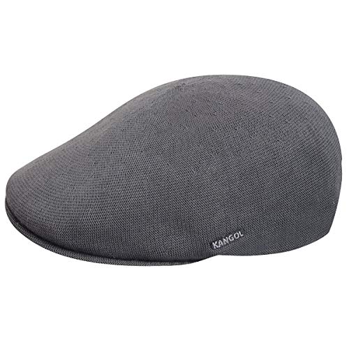 Kangol Bambus Schiebermützer 507 Damen/Herren - Bambusfaser Schiebermütze Flatcap mit Schirm Sommer Frühling-Sommer - M (56-57 cm) anthrazit von Kangol